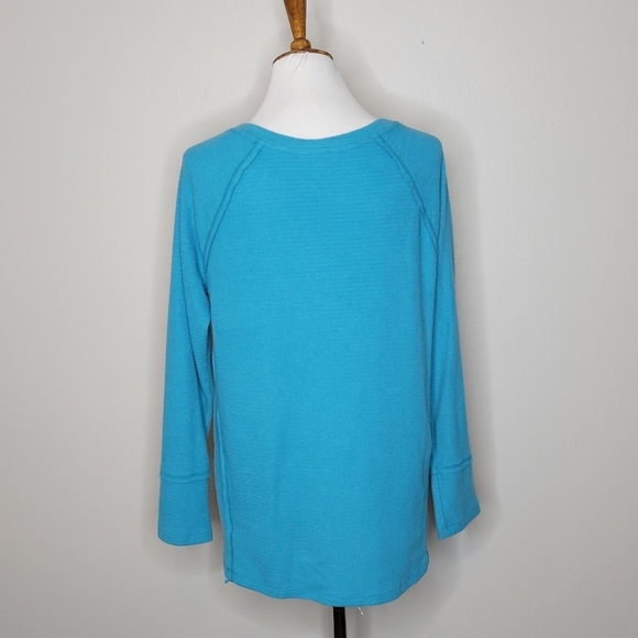 Wildfox Haley Brushed Sweater‎ In Peacock Sz M - Picture 6 of 8